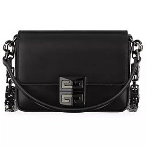 Givenchy Small Leather Crossbody Bag Black